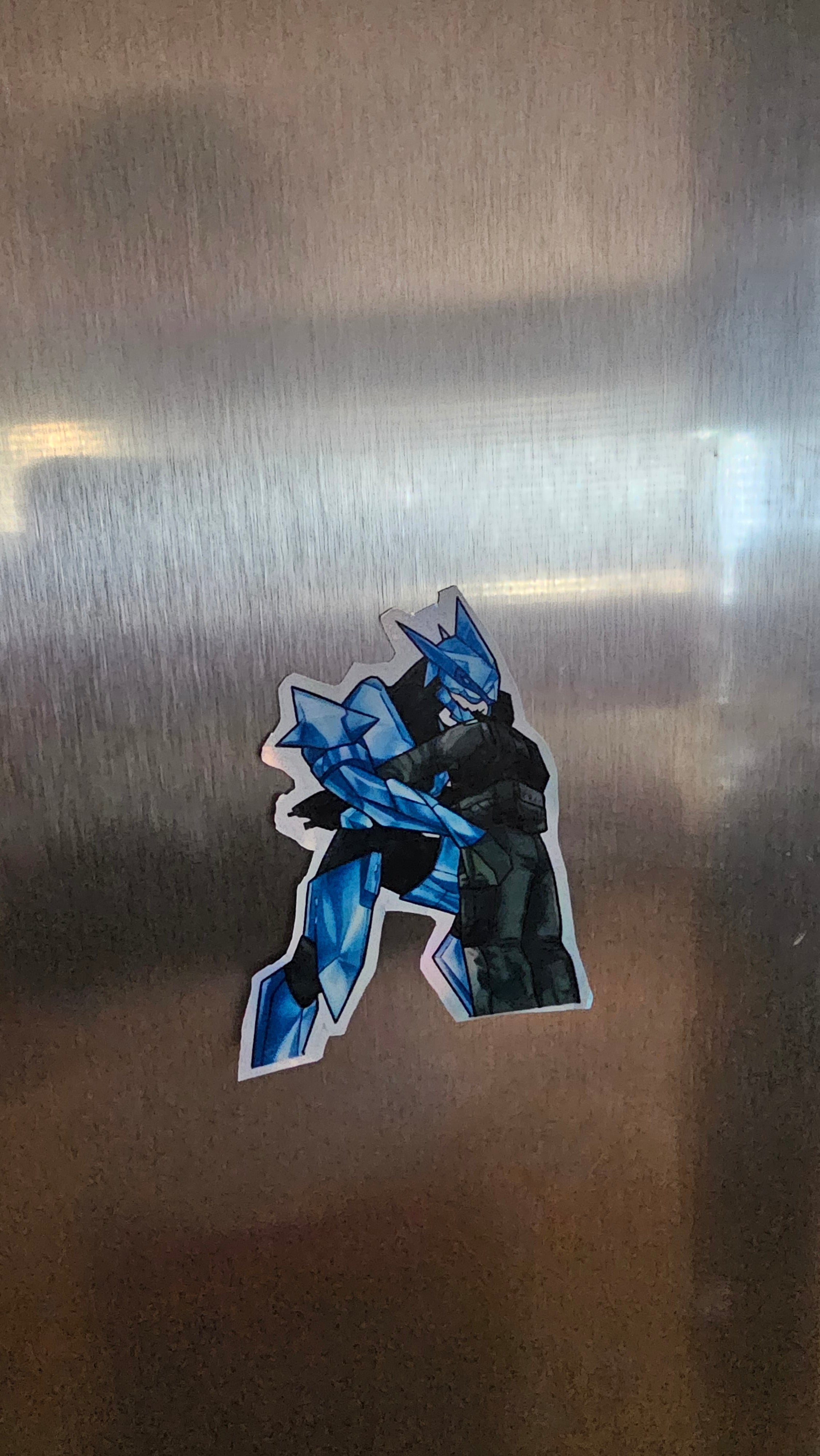 Valentines day Holographic Halo ending inspired sticker