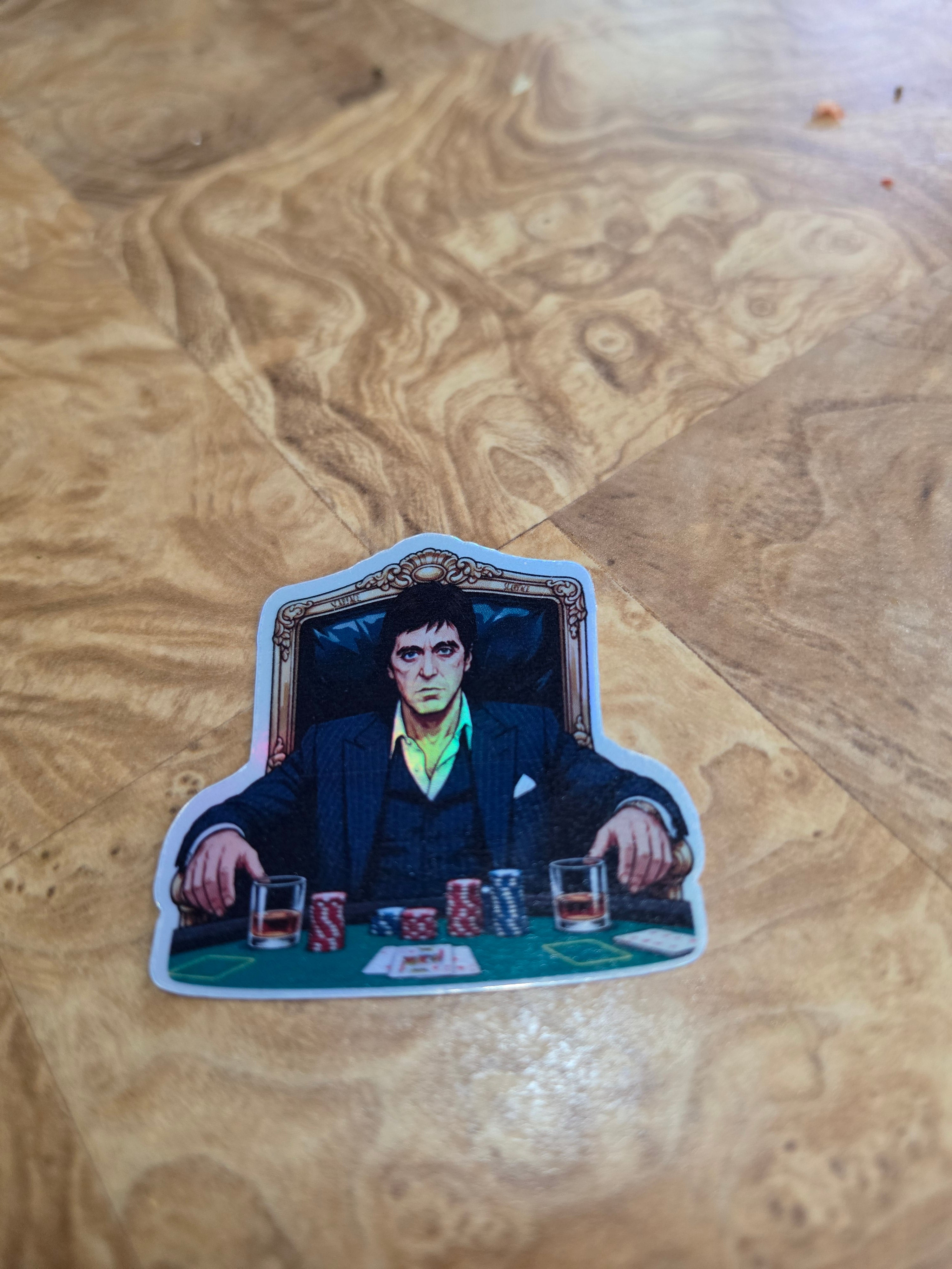 Poker champion sticker