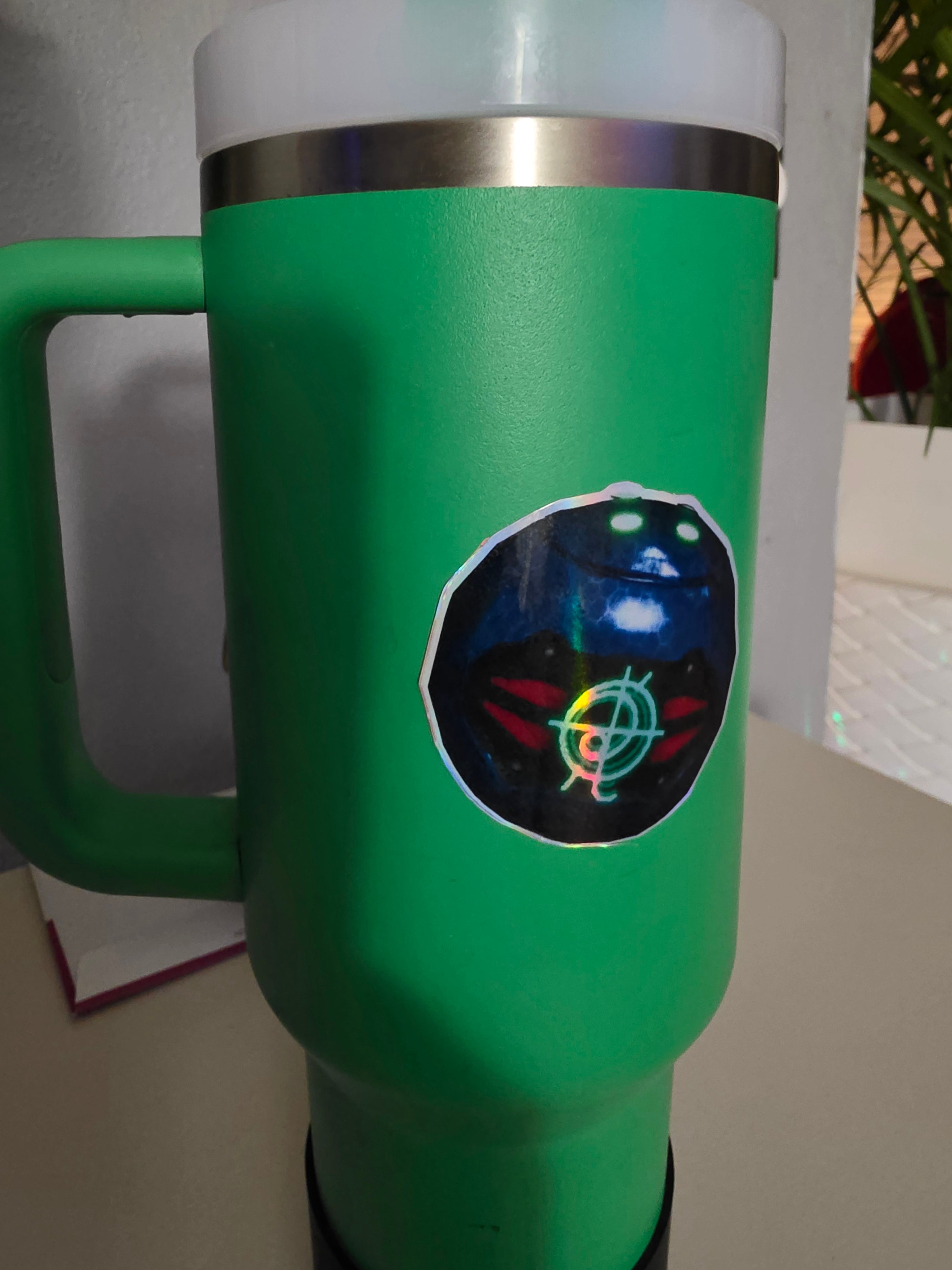 Halo inspired grenade sticker