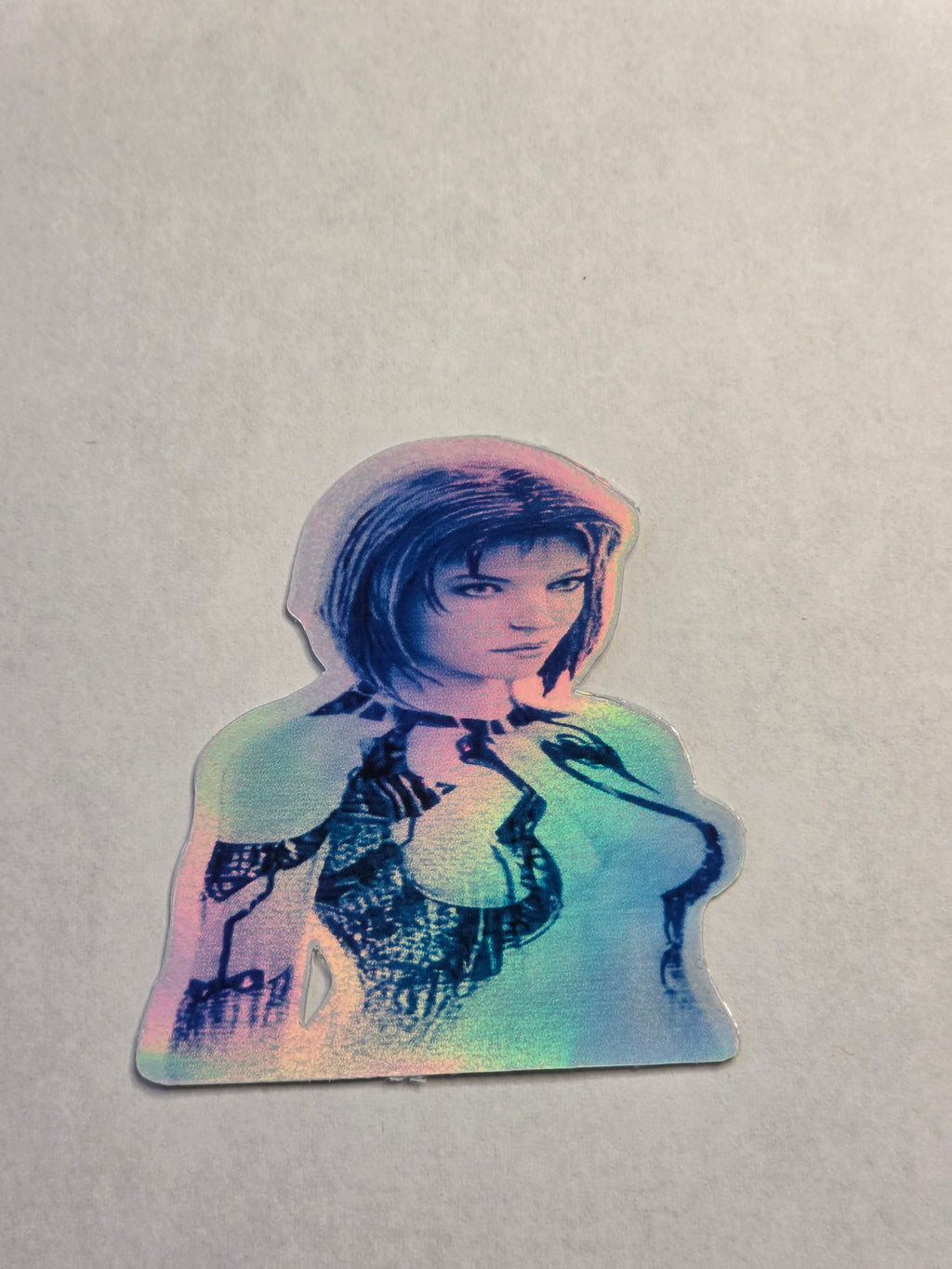 Holographic Halo inspired ai stickers