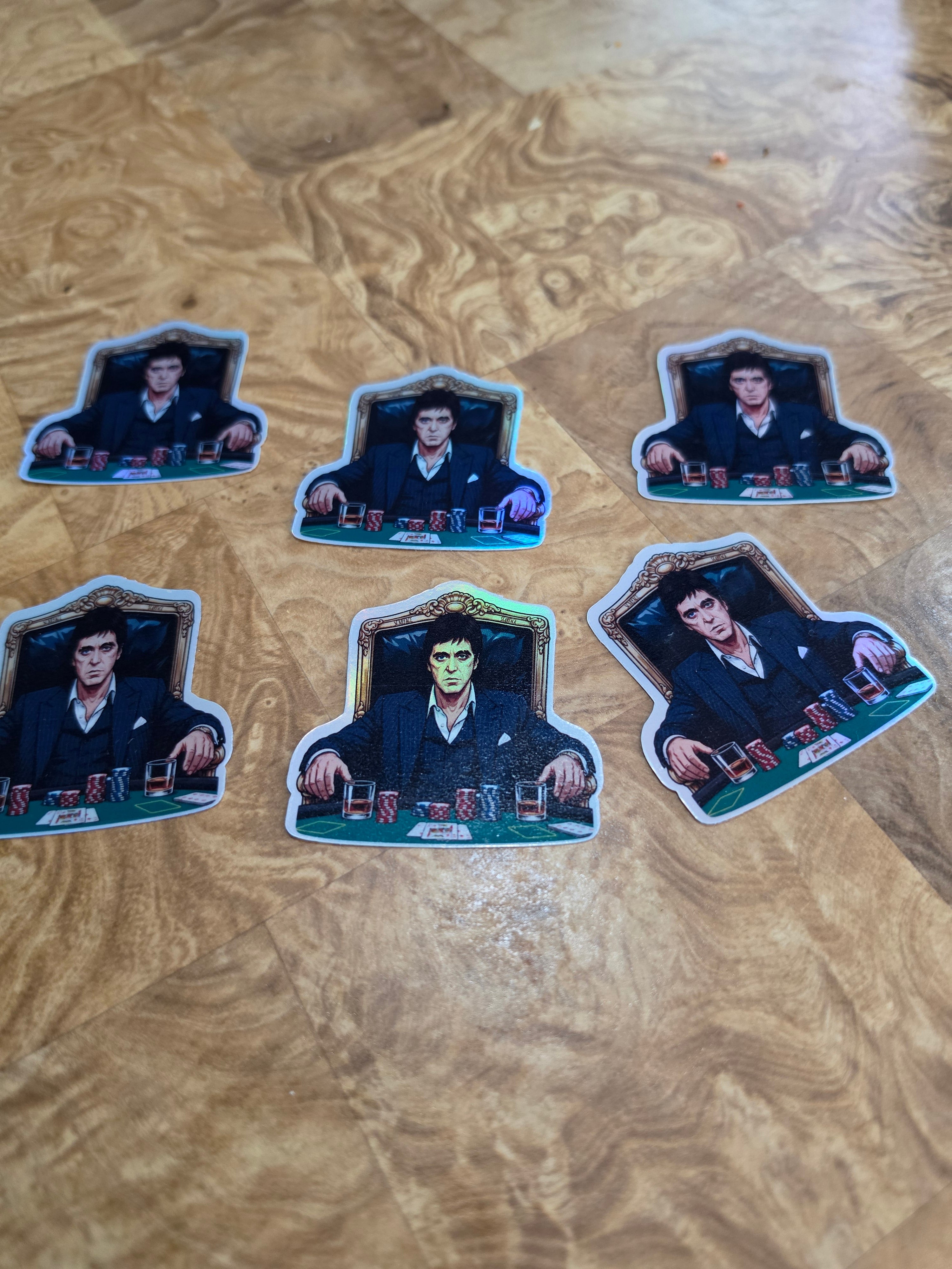 Poker champion sticker