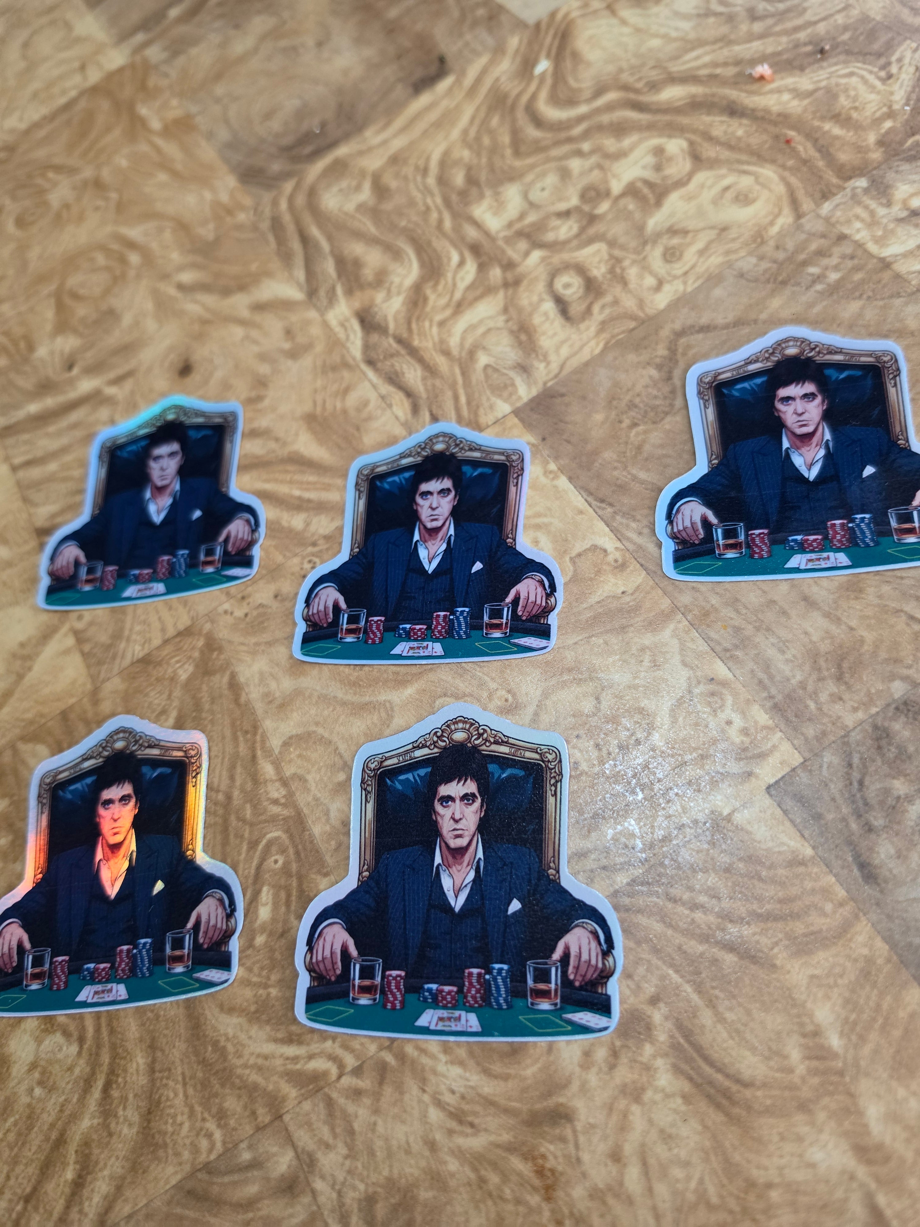 Poker champion sticker