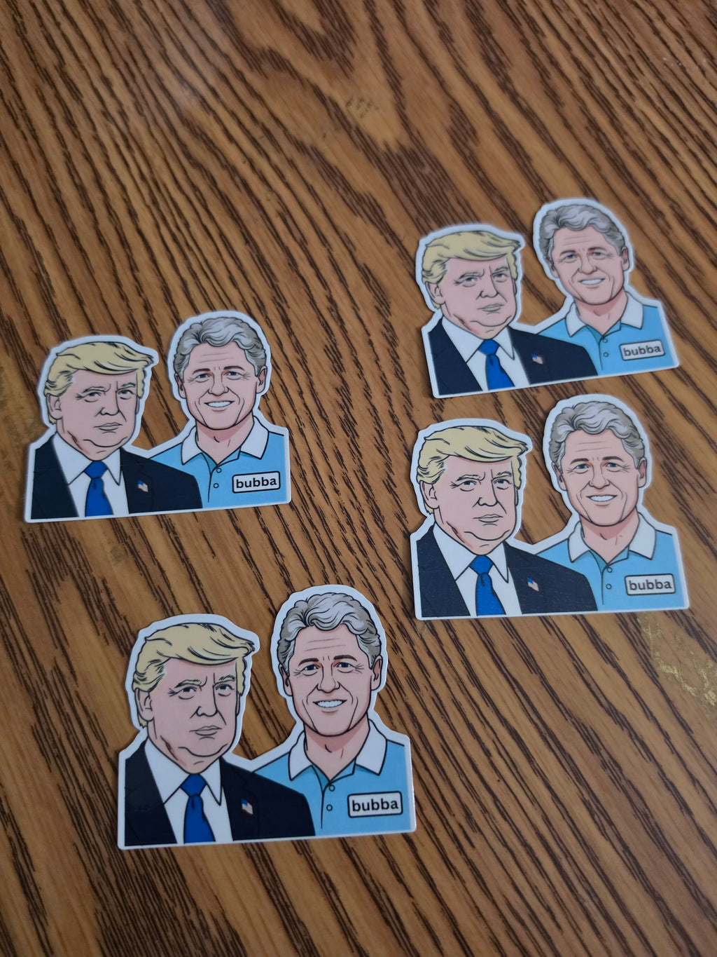 BUBBA stickers