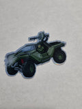 Halo inspired car holographic sticker