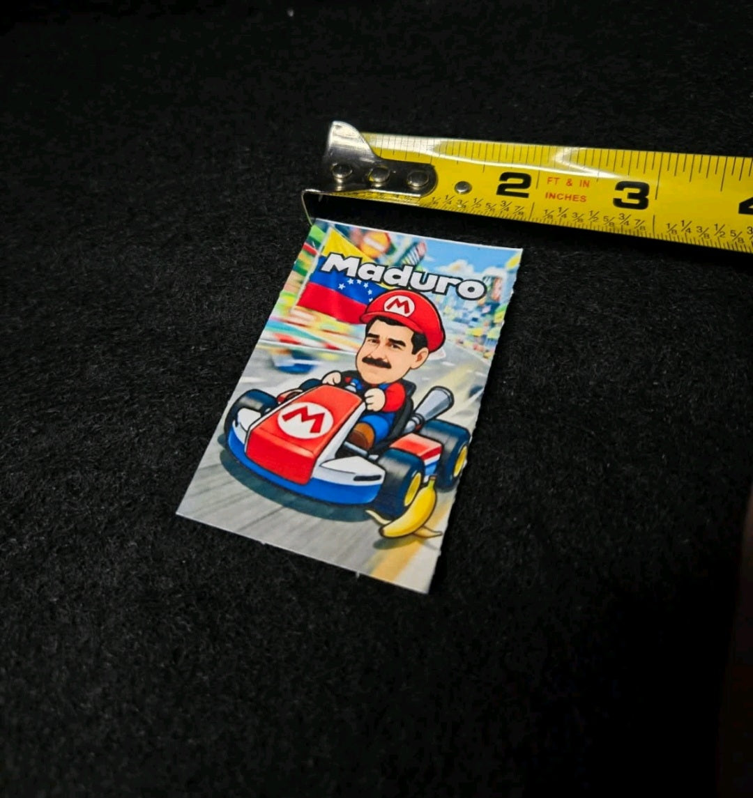 Venezuela President Maduro Inspired mario kart sticker