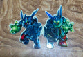 Glow in the Dark Holographic Halo hunter inspired stickers