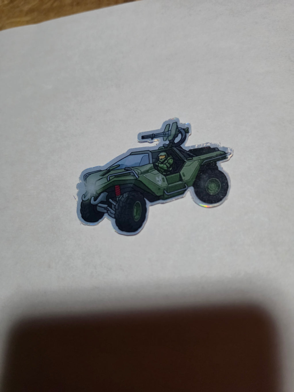 Halo inspired car holographic sticker