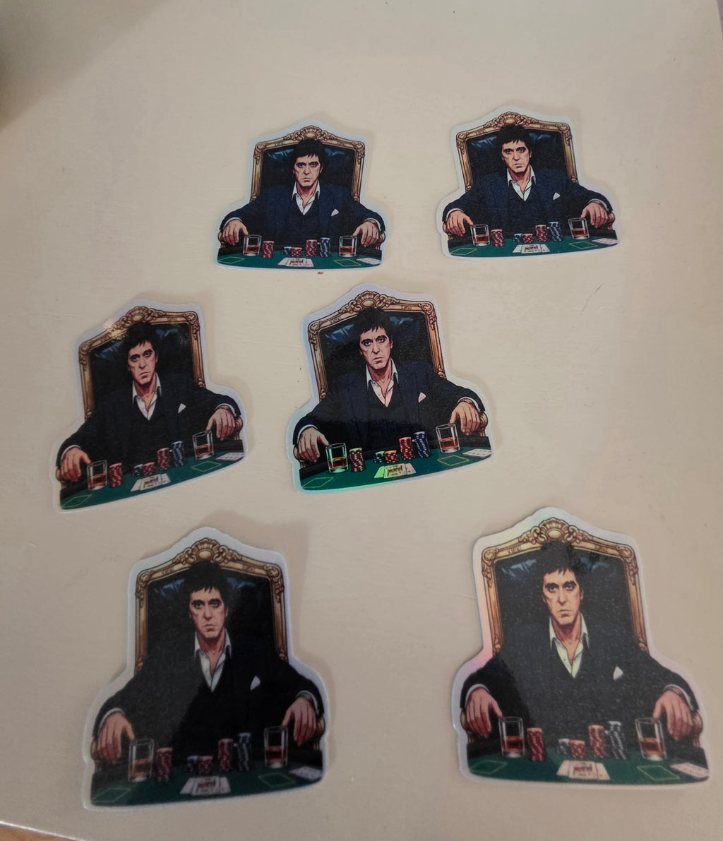 Poker champion sticker