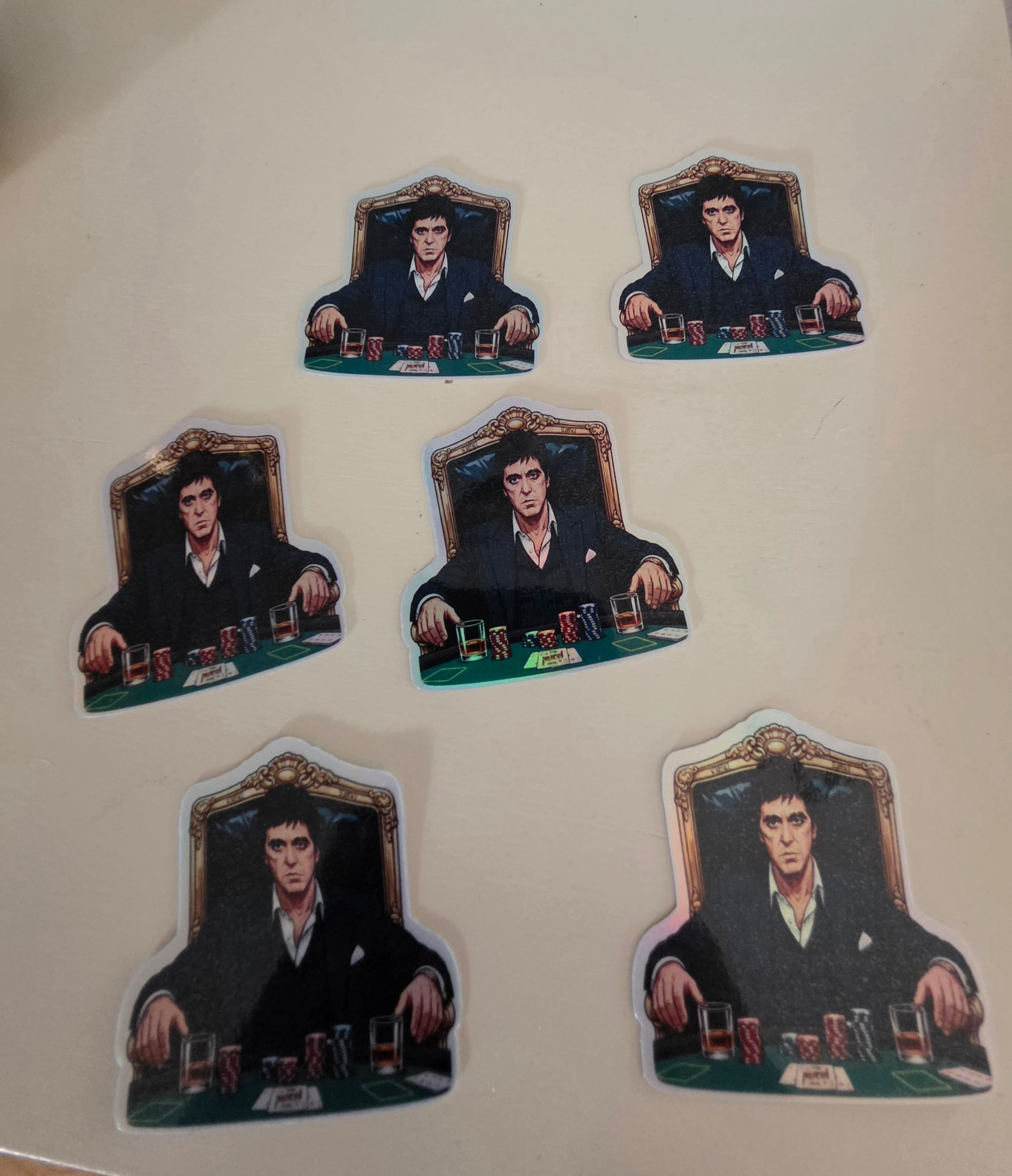 Poker champion sticker