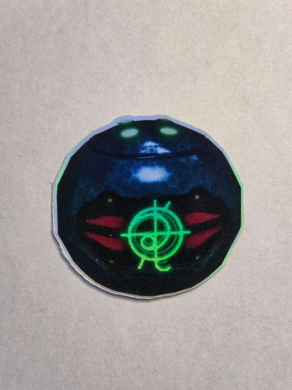 Halo inspired grenade sticker