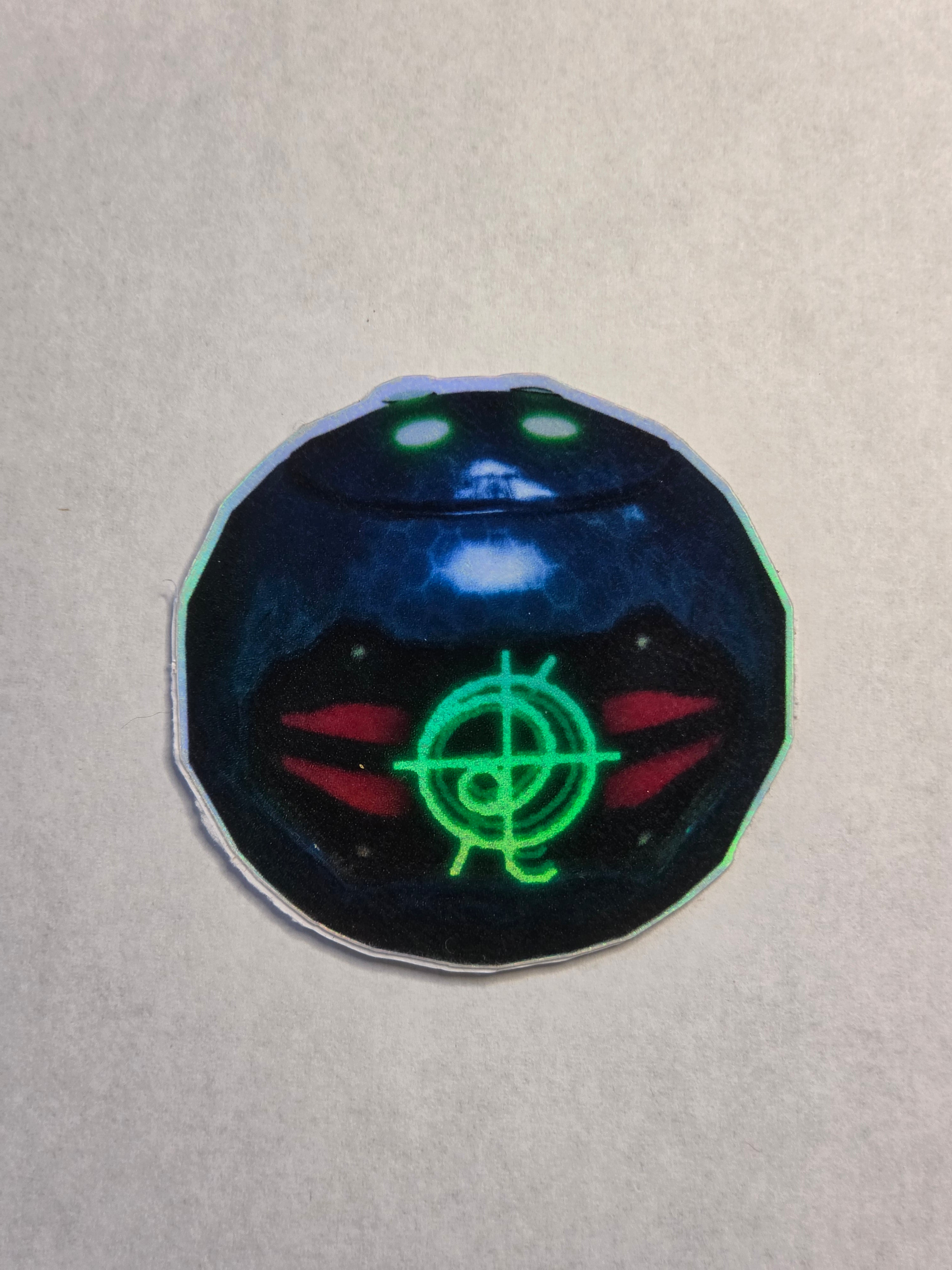 Halo inspired grenade sticker
