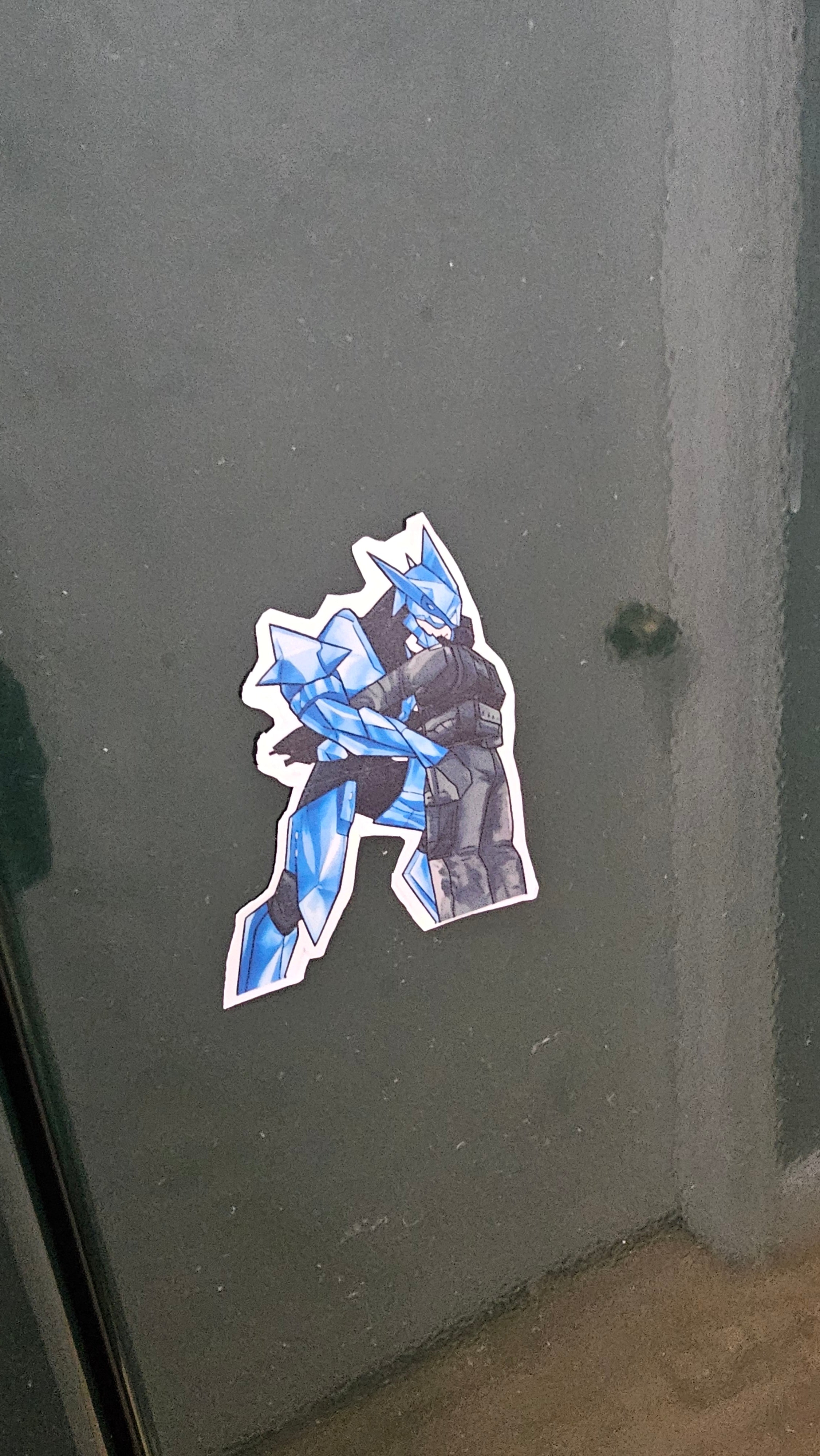 Valentines day Holographic Halo ending inspired sticker