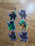 Cod Inspired dog and cat stickers