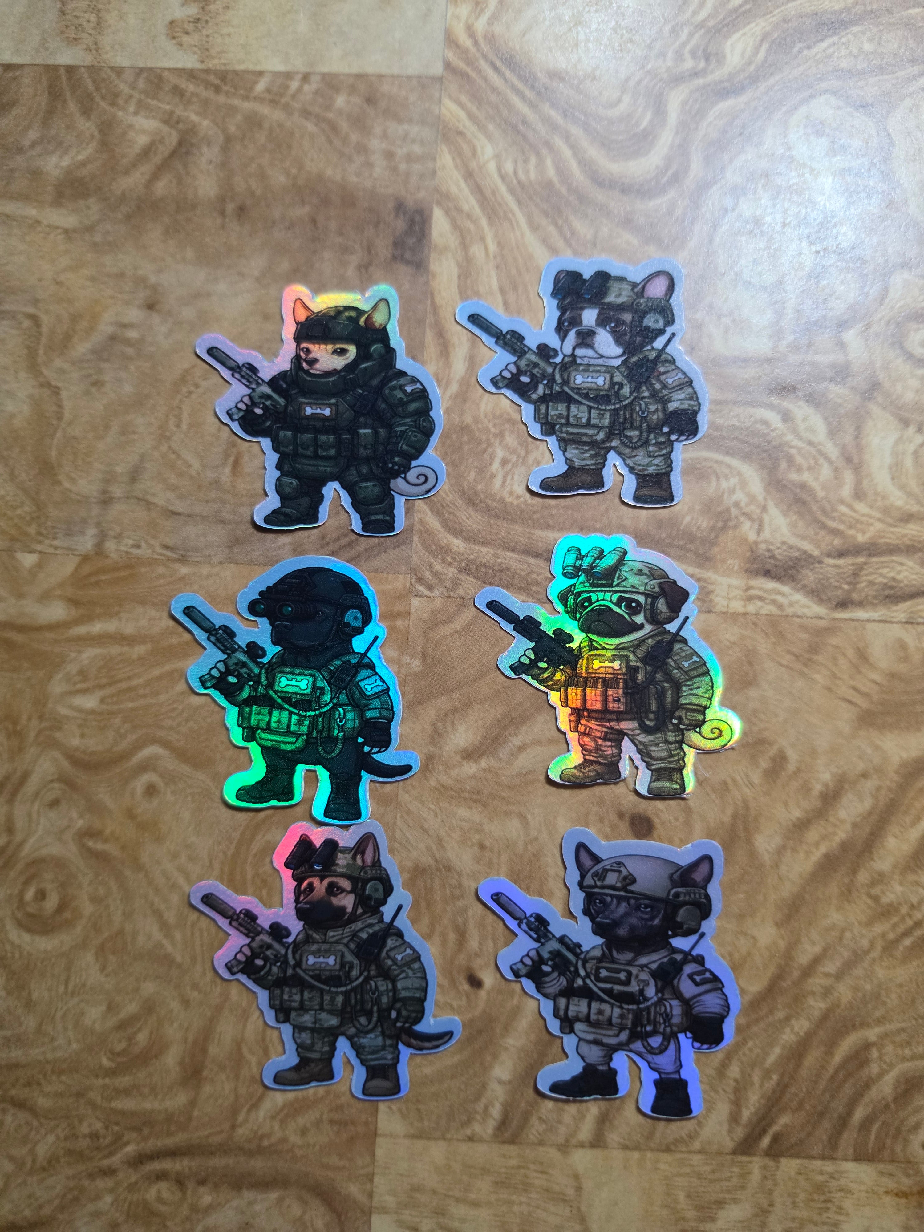 Cod Inspired dog and cat stickers