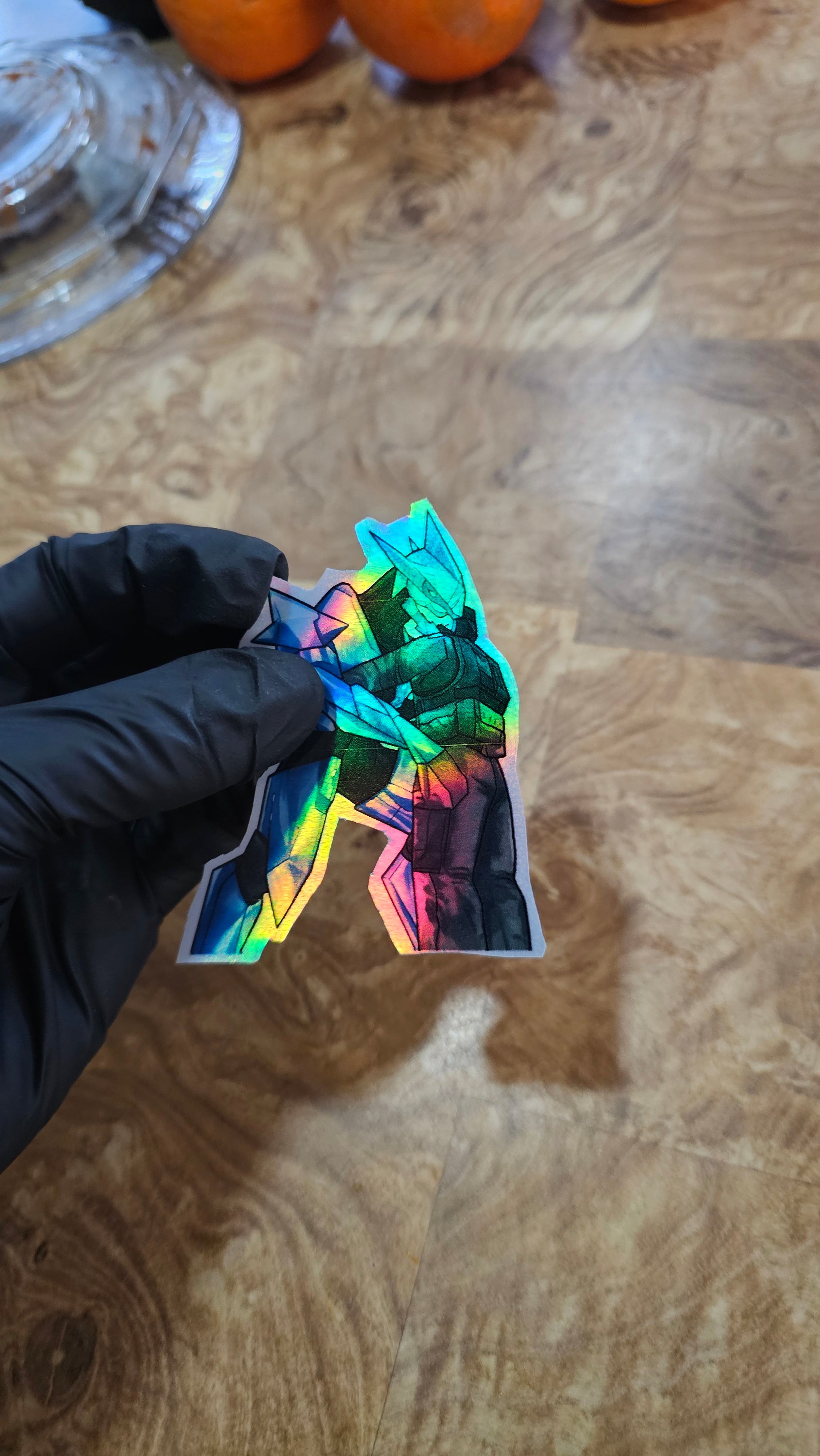Valentines day Holographic Halo ending inspired sticker