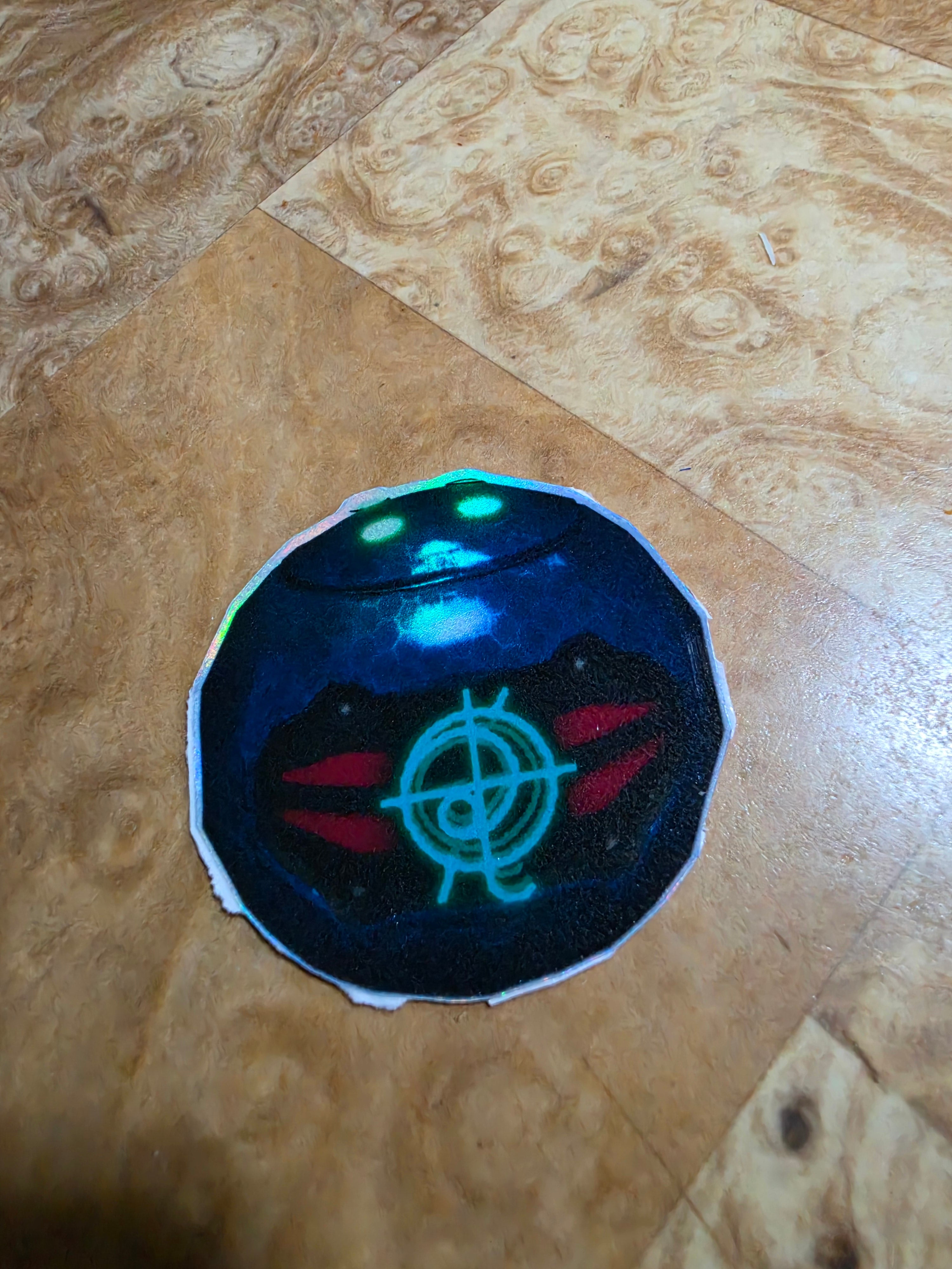 Halo inspired grenade sticker