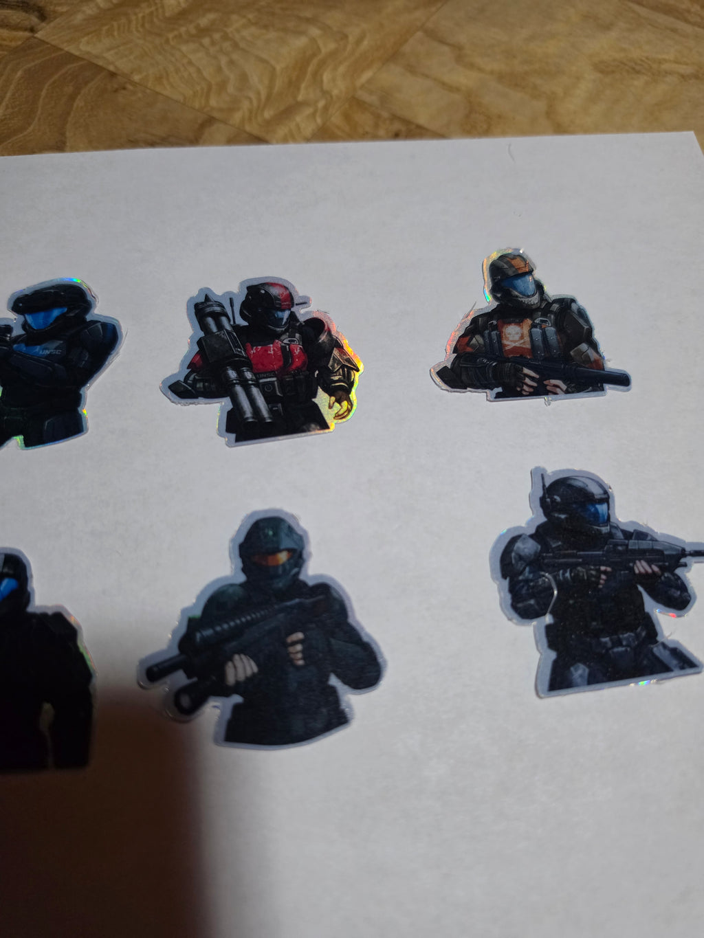 Halo drop trooper inspired stickers