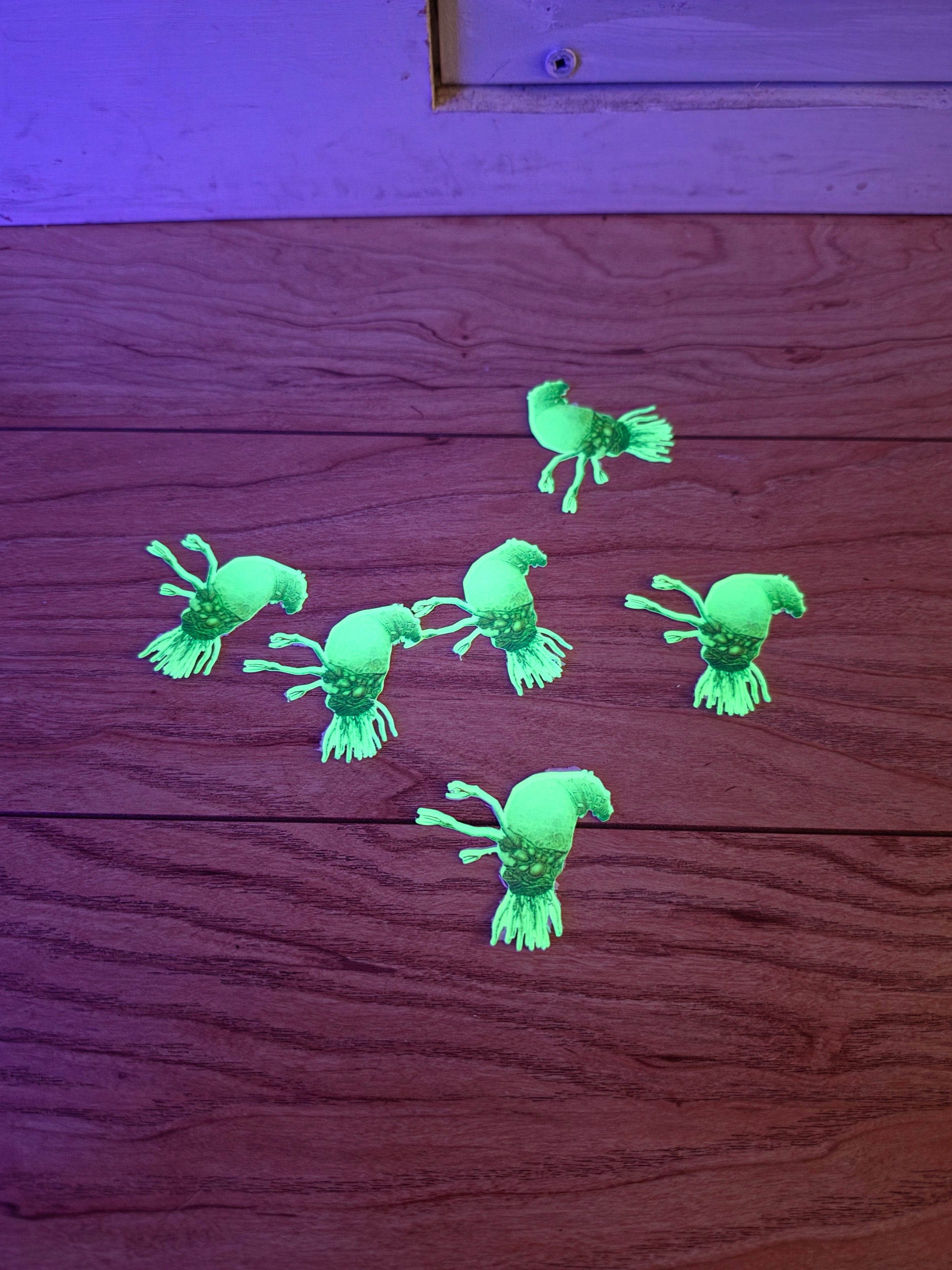 Halloween holographic Glow-in-the-dark Halo inspired flood sticker