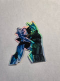 Valentines day Holographic Halo ending inspired sticker